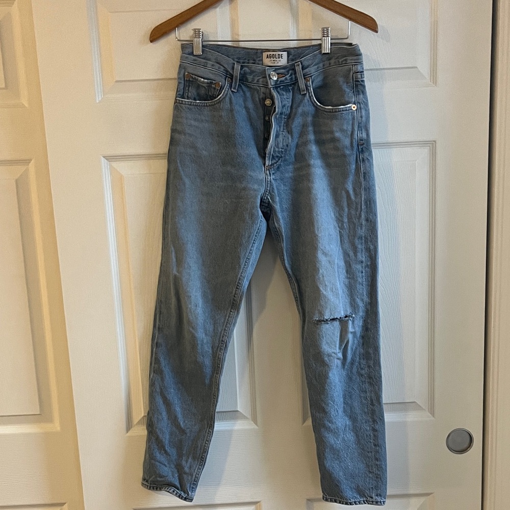 Agolde Relaxed Fit Light Blue Jeans
